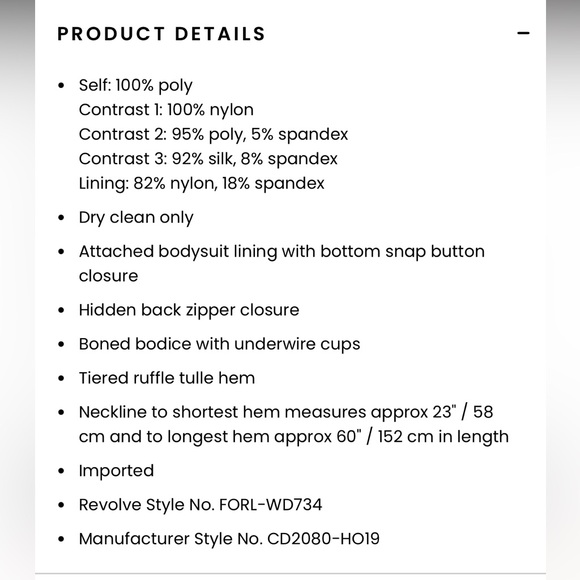 x REVOLVE BUSTIER GOWN size small - Picture 8 of 9